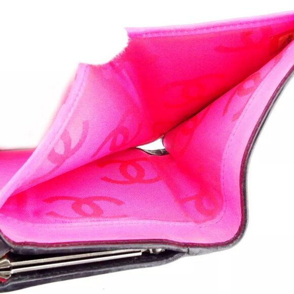 Chanel purses Kanbonrain Black White White Pink Ladies Authentic - Picture 4 of 16